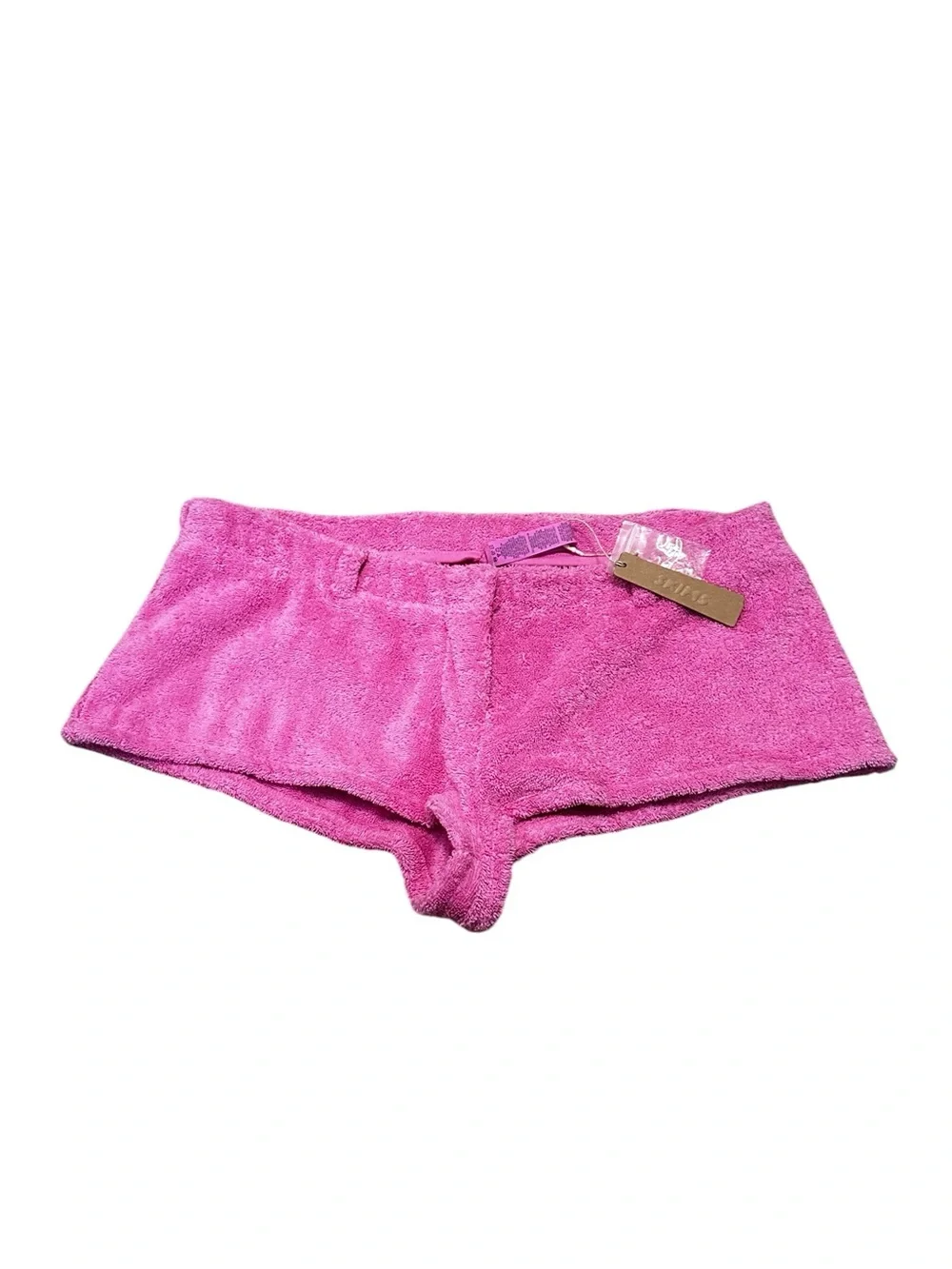 Skims Terry Cover-Up Short Micro Mini Shorts Low Rise Beach Vacation Lounge NWT